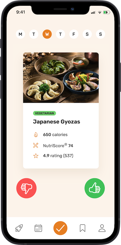 ipHone app meal approving plan